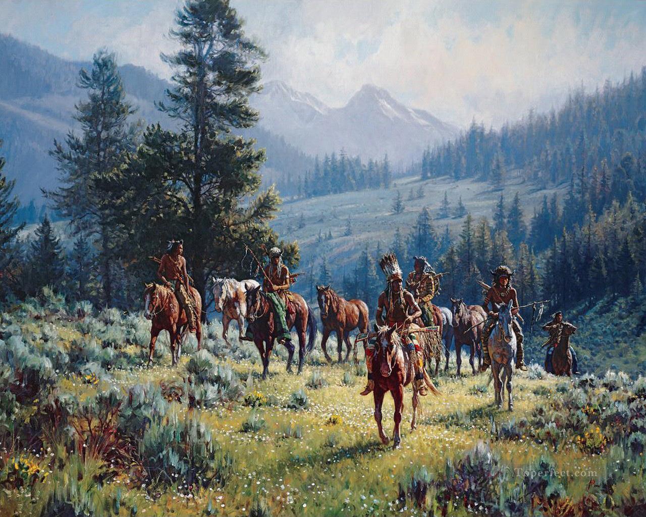 indios americanos occidentales 26 Pintura al óleo